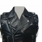 Real Leather Vest Heavy Motorcycle Duty With Chains Biker Vest Punk