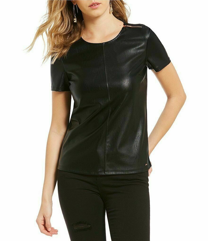 Fro Women's Girls 100% Genuine Lambskin Leather Motor Biker Tops Shirt Slim-Fit