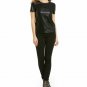 Fro Women's Girls 100% Genuine Lambskin Leather Motor Biker Tops Shirt Slim-Fit