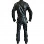 MEN GENUINE LEATHER CATSUIT BLACK BODYSUIT WORKWEAR ROMPER MENS OVERALL JUMPSUIT