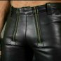 MENS Shorts LEATHER BLACK CARGO SHORTS Utility Shorts Casual Biker shorts shorts