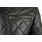 Mens Jacket Mens Black Leather coat Quilted Leather Jacket Trench coat Overcoat