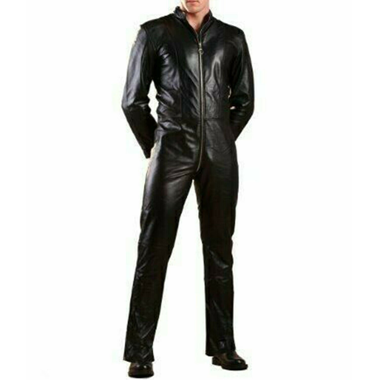 Echtleder Body nach Ma&Atilde;� Braune Lederhose Lederhose schwarz Catsuit