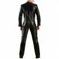 Echtleder Body nach Ma&Atilde;� Braune Lederhose Lederhose schwarz Catsuit