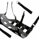 HEAVY DUTY LEATHER SEX STYLE SWING BUFFALO LEATHER SLING Ceiling mountable Strap
