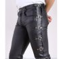 Men pant Leather Sweatpants Gay Leather Pant BLUF Costume Biker pants mens pants