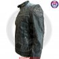 Vintage Leather motorcycle Jacket Mens CafeRacer Slim Fit biker Leather Jacket