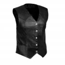 14 biker-style vest Black Leather vest motorcycle vest Men Slim Fit Biker jacket