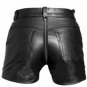 Men Chastity bondage Shorts Real Leather GAY shorts BLUF Shorts waist 32in 34in