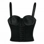 Sexy Fashion Women Bustier Push Bra Crop Top Tank Blouse Leather Bralette Vest