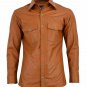 1 BLUF Gay Leather uniform shirt Police Uniform Men's Hot Slim Fit shirt vintage
