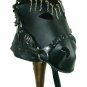 Leather Horse Mask Black Leder RolePlay Cosplay Horseplay Mask Hood Leather Rein