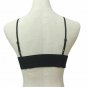 Women Leather Bra Sexy crop Top Tank Top Black Bralette Sports Bra lace up top