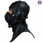 aviator leather bomber hat Pilot helmet leather Bikers hood Trapper Earflap Mask