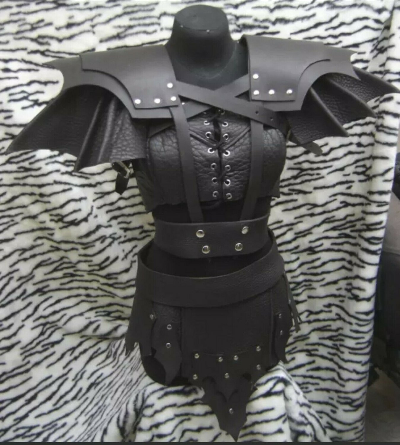 Genuine NAPA Milled Leather Woman medieval armour reenactment Leather LARP Armor