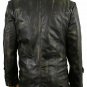 Mens Davidson Vintage Jacket biker Distressed realLeather Motorcycle Button Coat