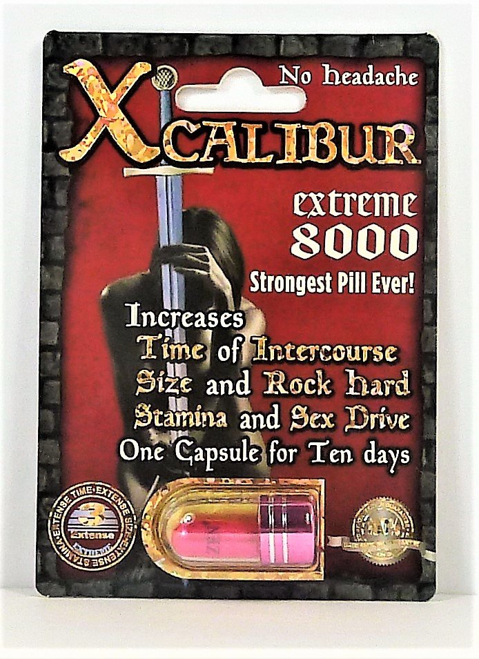 Xcalibur Extreme 8000 6 Pills 6394