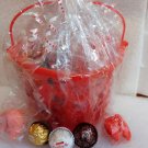 Valentine's Day heart-shaped box of Ferrero Rocher chocolates + fortune cookies