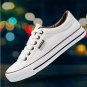 Unisex White casual cloth shoes