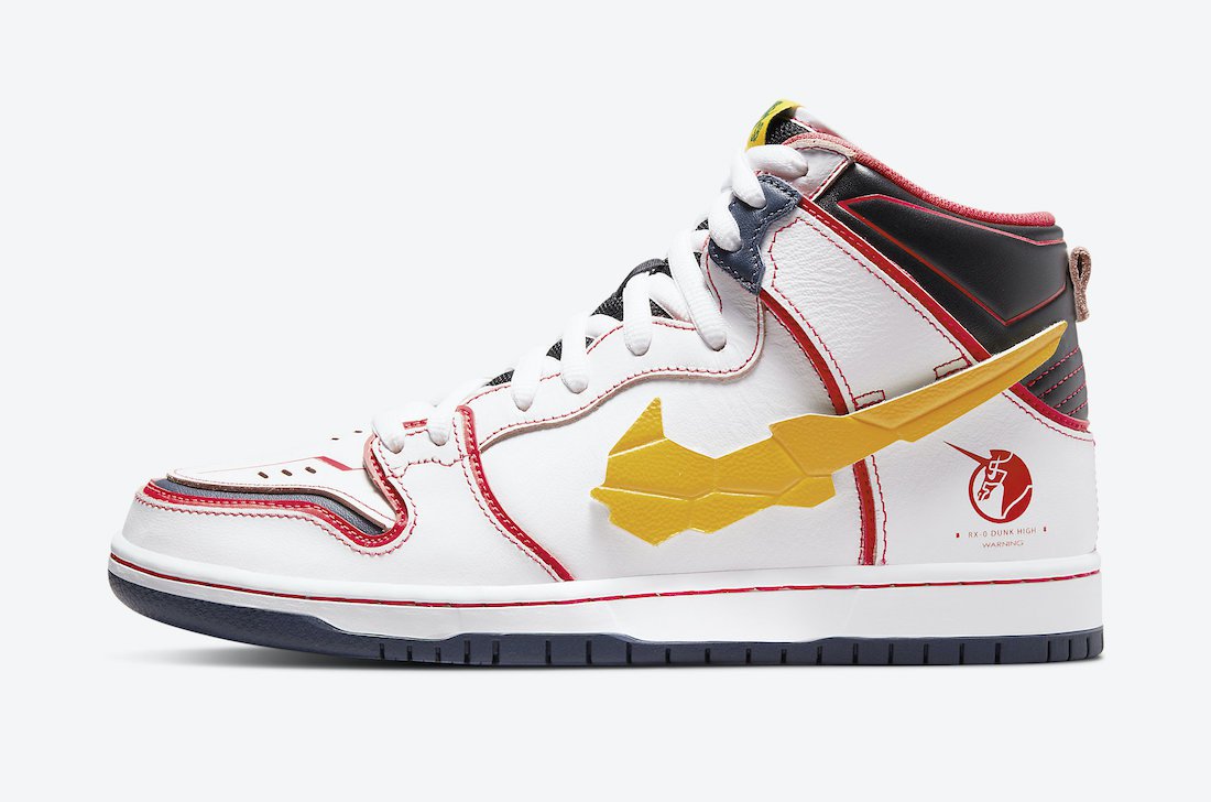 SB Dunk High RX-0 Unicorn Gundam Unisex 2021 DH7717-100