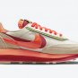 LDWaffle Clot x Sacai Net Orange Blaze Unisex DH1347-100