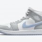 Jordan 1 Mid Wolf Grey Aluminum Unisex BQ6472-105