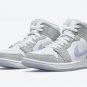Jordan 1 Mid Wolf Grey Aluminum Unisex BQ6472-105