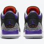 Unisex Jordan 3 Retro Black Court Purple CT8532-050