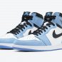 Unisex Air Jordan 1 High University Blue 555088-134