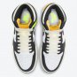 Unisex Jordan 1 Retro High White Black Volt University Gold 555088-118