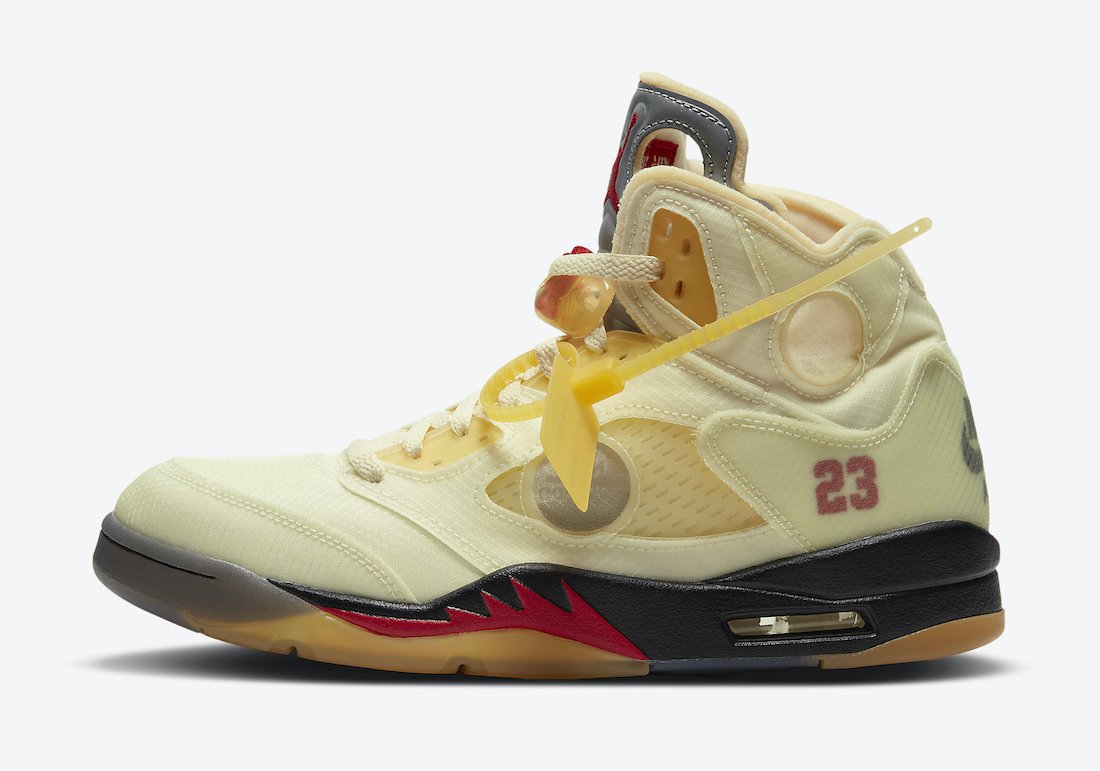 Unisex Jordan 5 Retro OFF-WHITE Sail DH8565-100