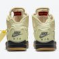 Unisex Jordan 5 Retro OFF-WHITE Sail DH8565-100