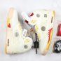 Unisex OFF-WHITE x Air Jordan 5 Cream CT8480-100