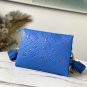 LOUI S VUITTO Ｎ COUSSIN Handbag Blue Red M58626 26x20x12CM