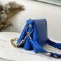 LOUI S VUITTO &iuml;&frac14;&reg; COUSSIN Handbag Blue Red M58626 26x20x12CM