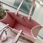 LOUI S VUITTO ï¼® ONTHEGO Tote Bag Pink 34x26x12CM