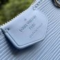 LOUI S VUITTO ï¼® EASY POUCH ON STRAP Blue M80480 19x11.5x3 cm