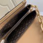 LOUI S VUITTO &iuml;&frac14;&reg; RENDEZ-VOUS Camel M57745 17x22x7cm
