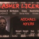 Michael Myers novelty Drivers Slasher License ID John Carpenter Halloween Movie