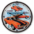 1969 Camaro Z28 LED Clock Garage Oil Car Man Cave Game Room Lighted Nostalgic