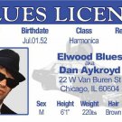 Elwood Blues ID from Blues Brothers Movie Fake Joke Dan Aykroyd Drivers License