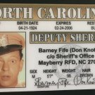 Barney Fife MAGNET Don Knotts Mayberry Deputy Novelty Sheriff Andy Griffith