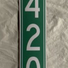 Mile 420 MAGNET Marijuana Cannabis MJ Weed Pot Street Sign Style