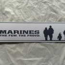Marines The Few The Proud STICKER Military Veteran Decal Street Sign Style USA