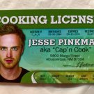 Jesse Pinkman Breaking Bad novelty Drivers License ID Cap'n Cook