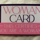 Official Woman Card ID Joke novelty ID License