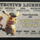 Detective Pikachu MAGNET Novlety Joke Pokemon Movie Ryan Reynolds