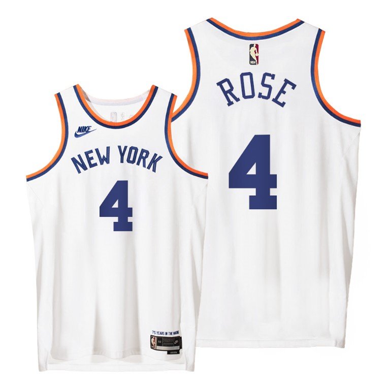 derrick rose white jersey