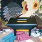 Rug Hooking Sewing Snippet & Tool Stool Wool