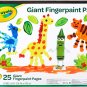 Giant Fingerpaint Paper, 25 Pages, 16" x 12", Beginning Drawing Paper for Kids, White